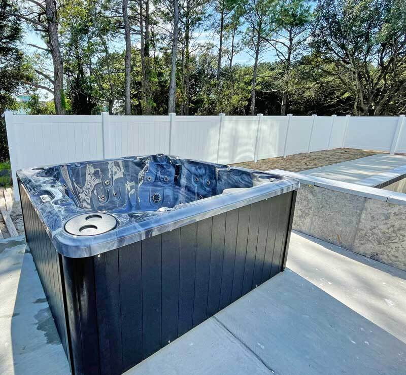 Hot Tub Installed in Corolla NC
